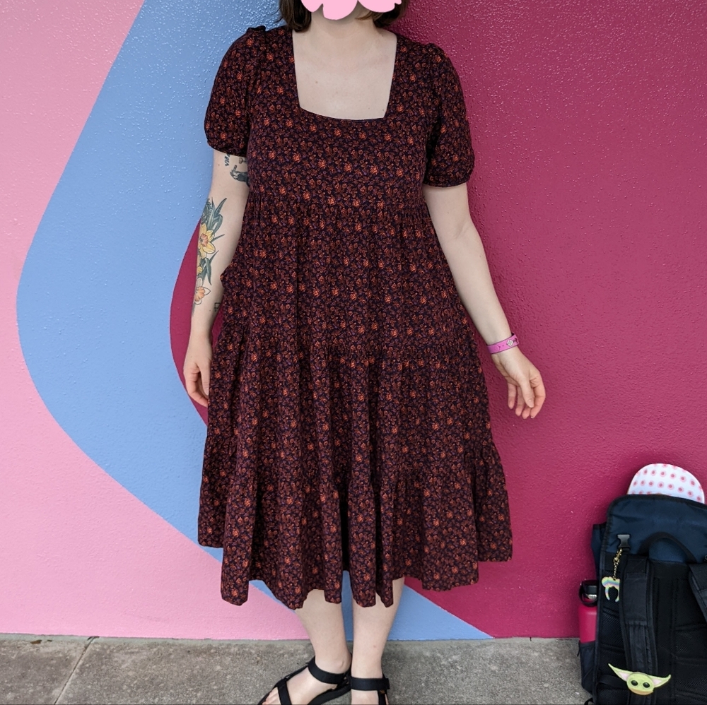 Madewell Floral Pattern Maxi Dress Sz 6